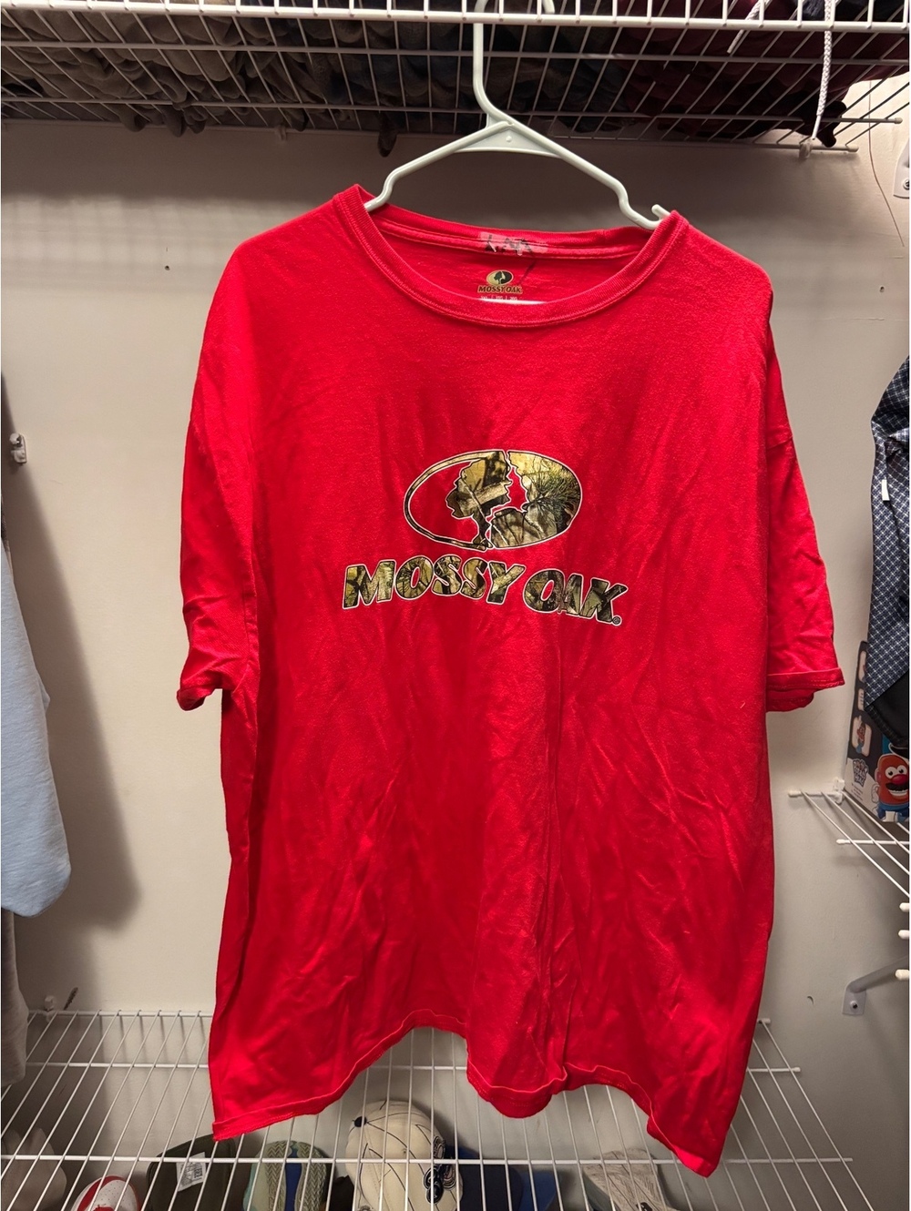 Mossy Oak Red Graphic T-Shirt Size 2XL